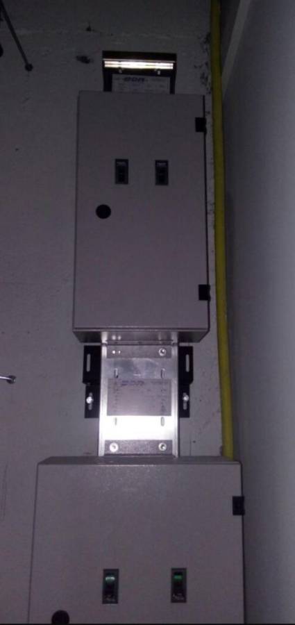 Painéis com Busway Instalado
