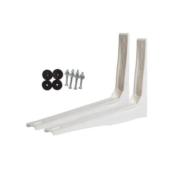 Suporte de Ar-Condicionado Branco — Kit com Parafusos