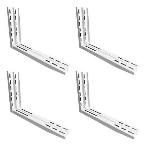 Suporte de Ar-Condicionado Branco — Kit 4 Unidades