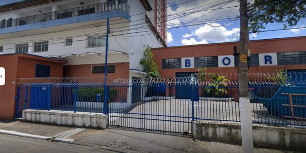 Fachada da fábrica BOR Indústria Metalúrgica em São Paulo